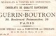 CHOCOLAT GUERIN-BOUTRON  Le Sire De Framboisy - Guérin-Boutron