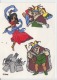 Stickers Disney The Hunchback Of Notre Dame Made By Disney, Unused Stickers, Size Of The Page 175/132 Mm - Stickers