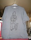 T-shirt Tintin De Couleur Gris Anthracite, Taille XL. ( CW ) - Autres & Non Classés