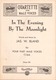 PARTITION QUARTETTE FOR MALE VOICE IN THE EVENING BY THE MOONLIGHT - Partitions Musicales Anciennes