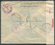 1942 Palestine Registered Censor Airmail Cover, Universal Trading Co.Tel Aviv - New York, USA - Palestine