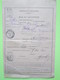 Facture Document R.F AVIS DE RECEPTION POSTES Et TELEGRAPHES De Prémery (58) à Paris (75) 4/05/1900 Timbres Sage 5c Vert - 1898-1900 Sage (Type III)