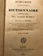 Delcampe - FRANCE - 5 LIvres DICTIONNAIRE HISTORIQUE ABBE FELLER - 10/11/12 Et Supplement 1 Et 2 - Dictionnaires