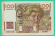 100 Francs - France -  Jeune Paysan - N° B.585 63533 - J.7=1=1954.J. - TB+  - - 100 F 1945-1954 ''Jeune Paysan''