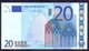 Euronotes 20 Euro 2002  UNC  < X >< E008 > Germany Draghi - 20 Euro