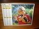 Calendrier Almanach Du Facteur 1992   ENFANTS AVEC CHAT ET CHEVRE REF C 07 I 39  L 71  EYRELLE - Big : 1991-00