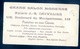 Carte Parfumée Les Parfums De Ghislaine 1 Rue De La Paix Paris -- Maison Chevalier Boulevard Du Montparnasse   SEPT18-13 - Antiquariat (bis 1960)