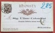 ALBANO LAZIALE SU INTERO POSTALE UMBERTO 1879 RISPOSTA  (88) STAMPA PRIVATA  27/8/89 - Entiers Postaux
