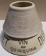 ANCIEN PYROGENE - GRATTOIR A ALLUMETTES - PORCELAINE - DUBONNET VIN AU QUINQUINA - HAUTEUR 8 CM - BASE 10 CM. - Luciferhouders