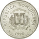 Monnaie, Dominican Republic, 25 Centavos, 1990, TTB, Nickel Clad Steel, KM:71.2 - Dominikanische Rep.