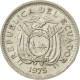 Monnaie, Équateur, 20 Centavos, 1975, TTB, Nickel Plated Steel, KM:77.2a - Equateur