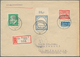 Delcampe - Deutschland: 1870/1980 (ca.), Vielseitiger Bestand Von Ca. 185 Briefen/Karten/Ganzsachen, Dabei Kolo - Colecciones