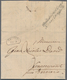 Grenzübergangsstempel: 1814/1867, Partie Mit 13 Belegen, Dabei Interessante Stücke Wie Roter L2 "Fra - Préphilatélie