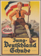 Delcampe - Deutsches Reich: 1863/1956, Kleiner Brief U. Kartenposten Mit Meist Deutschen Belegen Im Briefalbum - Collections