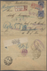 Deutsches Reich - Krone / Adler: 1891/1892, Lot Von Drei Auslandsbriefen Ab Hannover Nach USA/Italie - Lettres & Documents