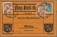 Deutsches Reich - Germania: 1912, Flugpost An Rhein Und Main 9 FP Karten Dabei 5 Mal Mit "Gelber Hun - Sonstige & Ohne Zuordnung