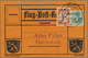 Deutsches Reich - Germania: 1912, Flugpost An Rhein Und Main 9 FP Karten Dabei 5 Mal Mit "Gelber Hun - Sonstige & Ohne Zuordnung