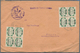 Deutsches Reich - Inflation: 1922/1923, Ordner Mit Dienstmarkenbriefen Und Bogeteilen Inflationsmark - Unused Stamps