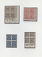 Deutsches Reich - Inflation: 1923, Postfrische Spezial-Sammlungspartie Von 25 Marken Incl. 4er-Block - Unused Stamps