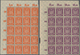 Deutsches Reich - Weimar: 1924, Flugpost Holztaube, Kompletter Satz In Eckrand-20er-Blocks Postfrisc - Lettres & Documents