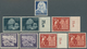 Deutsches Reich - 3. Reich: 1935/1944, überwiegend Postfrische Partie Mit Plattenfehlern Und Nicht K - Used Stamps