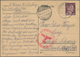 Deutsches Reich - 3. Reich: 1942/1945, Hitler-Dauerserie, Partie Von 13 Briefen/Karten (davon Sieben - Used Stamps