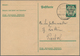 Danzig: 1937/1942, Lot Von Sechs Bedarfs-Briefen/Karten, Dabei Zweimal Ganzsachenkarte Dt.Reich P284 - Other & Unclassified