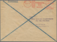 Dt. Besetzung II WK - Generalgouvernement: 1942-44 FIRMENFREISTEMPEL: Sechs Briefumschläge Mit Frühe - Besetzungen 1938-45
