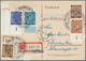 Alliierte Besetzung - Gemeinschaftsausgaben: Ab 1946. Spezialposten Mit Ca. 300 Postkarten 10 Pf Bra - Other & Unclassified