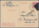 Französische Zone: 1945/1947, Interessante Sammlung Barfrankaturen Und Aufbrauchs-Ganzsachenkarten M - Other & Unclassified