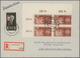 Saarland (1947/56): 1952 - 1956, Bestand Von 140 Karten Und Briefen, Dabei Interessante Frankaturen, - Gebraucht