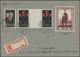 Saarland (1947/56): 1952 - 1956, Bestand Von 140 Karten Und Briefen, Dabei Interessante Frankaturen, - Used Stamps