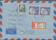 Delcampe - Bundesrepublik Deutschland: 1948/1968, Vielseitige Partie Von über 70 (meist Luftpost-) Briefen Aus - Sammlungen