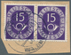 Bundesrepublik Deutschland: 1952/1953, Posthorn-Serie, Gestempeltes Lot Von Spezialitäten: 10 Pfg. P - Sammlungen