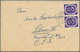 Bundesrepublik Deutschland: 1952/1954, Saubere Kleine Sammlung Von Portogerechten Briefen Und Karten - Collezioni
