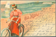 Ansichtskarten: Motive / Thematics: RADFAHRER, Eine Vielseitige Partie Ab 1898 Bis Ca. 1905 Mit 41 V - Other & Unclassified