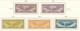 USA 1930-1939 Air Mail Scott # C12, C16-C17, C19, C24. Winged Globe. Mixed MNH(**)/MH(*). See Scans And Description. - 1b. 1918-1940 Unused