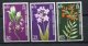 NOUVELLES HEBRIDES - Yv. N° 363 à 365  (o)  30c,35c, 65c  Fleurs   Cote  8,9 Euro BE - Used Stamps