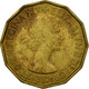 Monnaie, Grande-Bretagne, Elizabeth II, 3 Pence, 1953, TB, Nickel-brass, KM:886 - F. 3 Pence