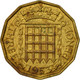 Monnaie, Grande-Bretagne, Elizabeth II, 3 Pence, 1953, TB, Nickel-brass, KM:886 - F. 3 Pence