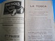 Opéra D'ALGER/ Saison 1946-1947/La TOSCA/ Puccini/ Dieudonné Directeur Artistique/BASTOS/  1947                  PROG185 - Programmes