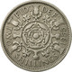 Monnaie, Grande-Bretagne, Elizabeth II, Florin, Two Shillings, 1955, TB+ - J. 1 Florin / 2 Schillings