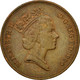 Monnaie, Grande-Bretagne, Elizabeth II, 2 Pence, 1990, TB+, Bronze, KM:936 - 2 Pence & 2 New Pence