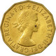 Monnaie, Grande-Bretagne, Elizabeth II, 3 Pence, 1954, TB+, Nickel-brass, KM:900 - F. 3 Pence