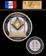 1 Pièce Plaquée OR ( GOLD Plated Coin ) - Franc Maçon Freemason Masonic ( A ) - Autres & Non Classés