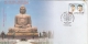 India  2014  Lord Buddha  Largest Statue In India  Gaya  Buddhism  Special Cover #  14140  D Inde Indien - Buddhism