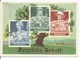 Dt.- Reich (000987) Propaganda Postkarte Deutsche Arbeit, 30 Jahre Gruppe Süd,blanco Gest. Leipzig, Bildseitig Klebefalz - Lettres & Documents