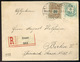 BRASSÓ 1896. Ajánlott Levél 12Kr+3kr-ral Berlinbe Küldve, Szép és Ritka Darab!  /  BRASOV 1896 Reg. Letter 12Kr+3kr To B - Used Stamps