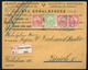 ZÁGRÁB 1909. Dekoratív,ajánlott Céges Levél Svájcba Küldve  /  ZAGREB 1909 Decorative Reg. Corp. Letter To Switzerland - Oblitérés