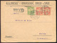 BROD N.S. 1903.Céges Levél, Pályaudvari és Mozgóposta Bélyegzéssel Svájcba Küldve   /  BRON N.S. 1903 Corp. Letter Train - Used Stamps